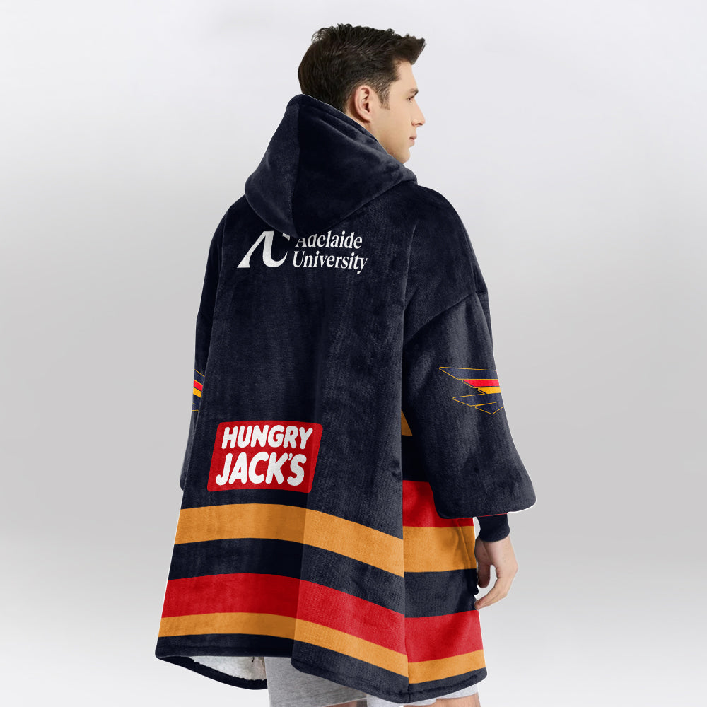 Adelaide Football 2026 Home Blanket Hoodie