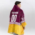 Brisbane Rugby Old School Blanket Hoodie