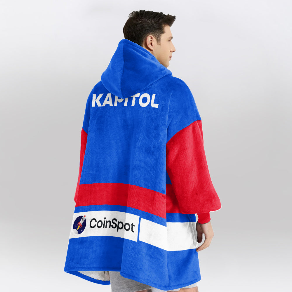 Western Bulldogs Unisex Blanket Hoodie