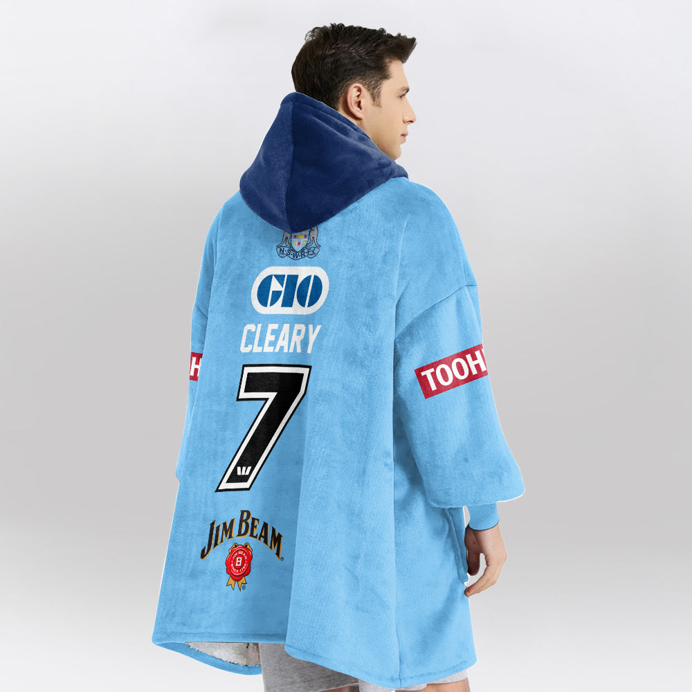 NSW Blues Nathan Cleary Blanket Hoodie