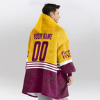 Brisbane Rugby Old School Blanket Hoodie