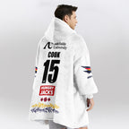 Adelaide Football 2026 White Cook 15 Blanket Hoodie