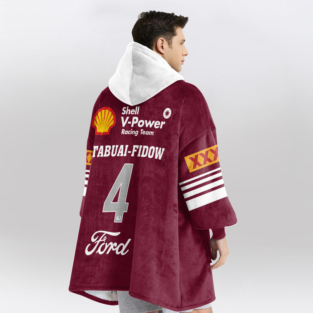 Queensland Rugby 2026 Tabuai-Fidow Blanket Hoodie