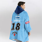 NSW Blues Rugby Blanket Hoodie