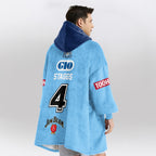NSW Blues Rugby Blanket Hoodie