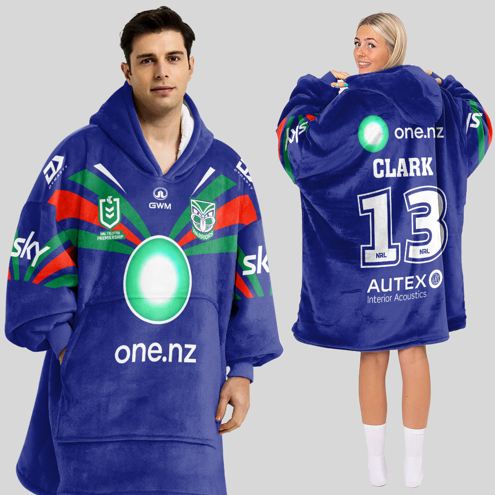 New Zealand 2026 Home Erin Clark 13 Unisex Blanket Hoodie