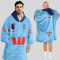 NSW Blues Rugby Blanket Hoodie