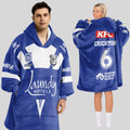 Bulldogs Rugby Crichton Unisex Blanket Hoodie
