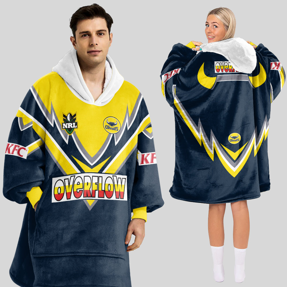 North Queensland 2000 Away Retro Blanket Hoodie