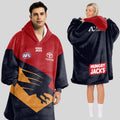 Adelaide Football 2026 Gather Round Blanket Hoodie
