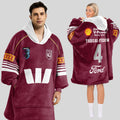 Queensland Rugby 2026 Tabuai-Fidow Blanket Hoodie