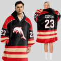 Dolphins Unisex Blanket Hoodie