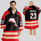 Dolphins Unisex Blanket Hoodie