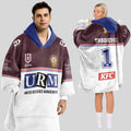 Manly Warringah Unisex Blanket Hoodie