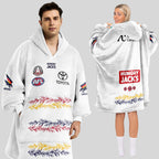 Adelaide Football 2026 White Blanket Hoodie