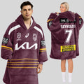 Brisbane Adam Reynolds 7 Blanket Hoodie