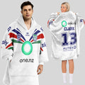 New Zealand 2026 Erin Clark 13 Away Unisex Blanket Hoodie