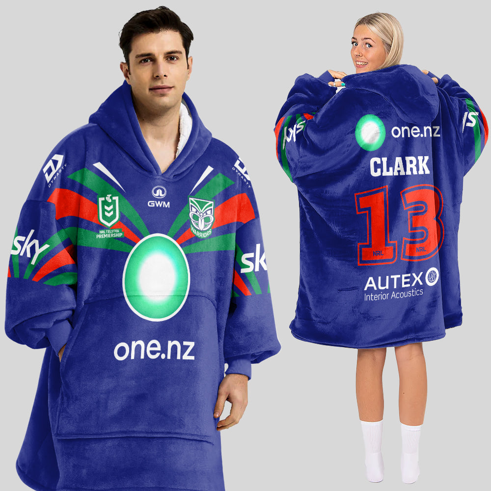 New Zealand 2026 Home Erin Clark 13 Unisex Blanket Hoodie