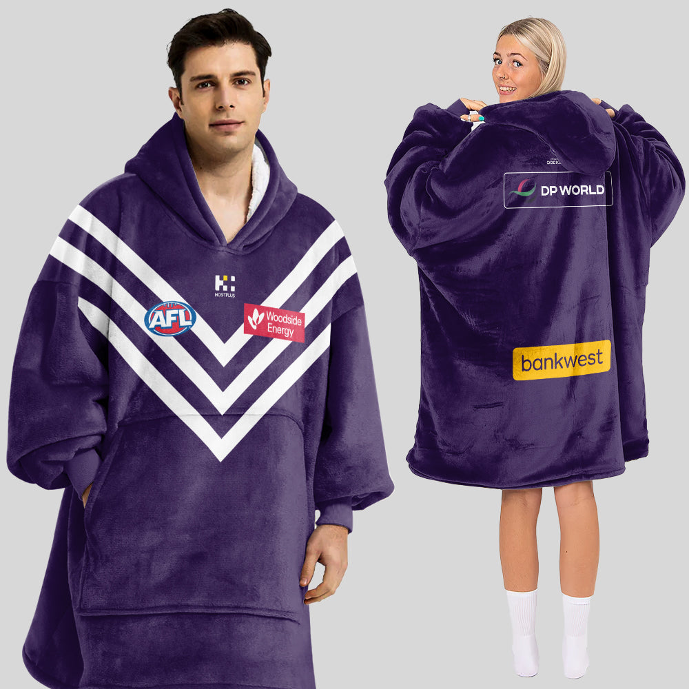 Fremantle Dockers Unisex  Blanket Hoodie