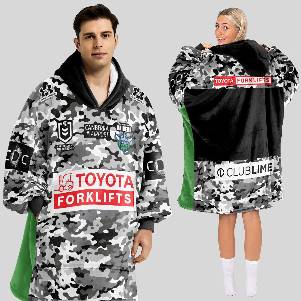 Canberra R Anzac 2026 Blanket Hoodie