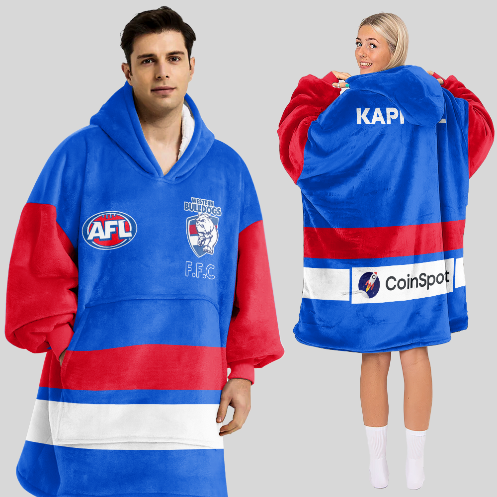 Western Bulldogs Unisex Blanket Hoodie