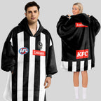Collingwood Football Blanket Hoodie