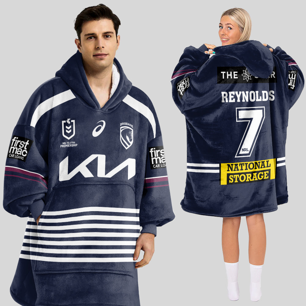 Brisbane Adam Reynolds 7 Blanket Hoodie