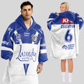 Bulldogs Rugby Crichton Unisex Blanket Hoodie