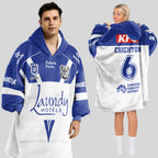 Bulldogs Rugby Crichton Unisex Blanket Hoodie