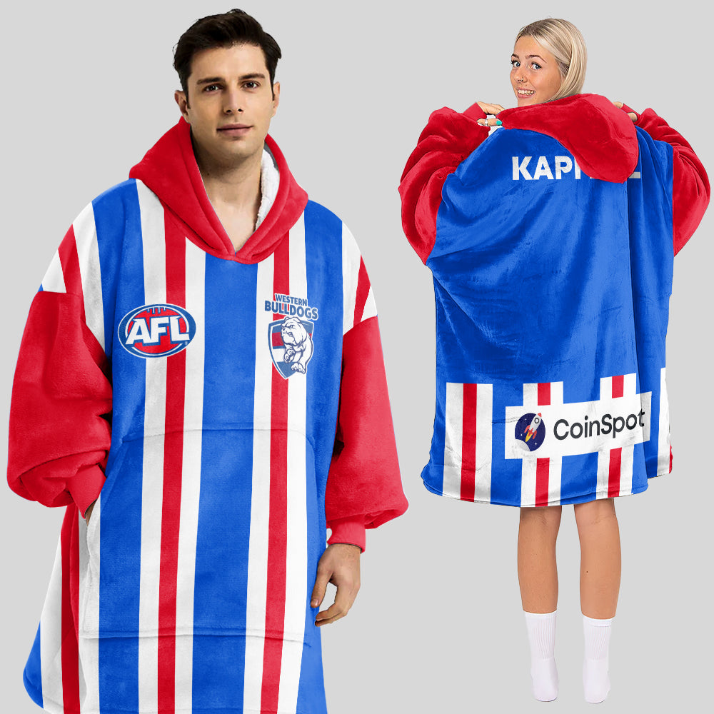 Western Bulldogs Unisex Blanket Hoodie