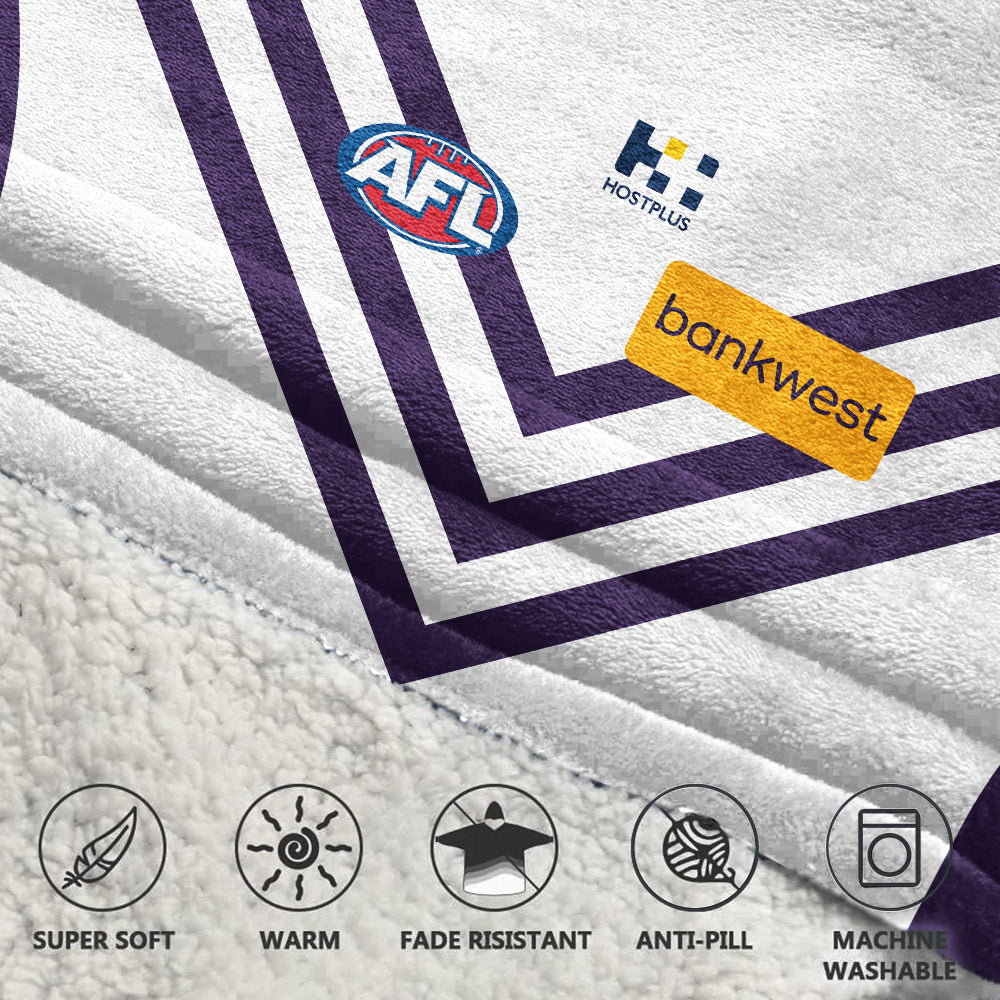 Fremantle Dockers Unisex  Blanket Hoodie