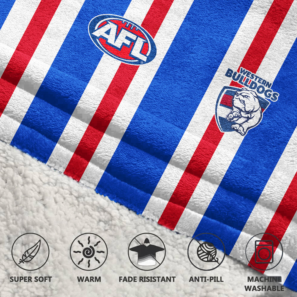 Western Bulldogs Unisex Blanket Hoodie