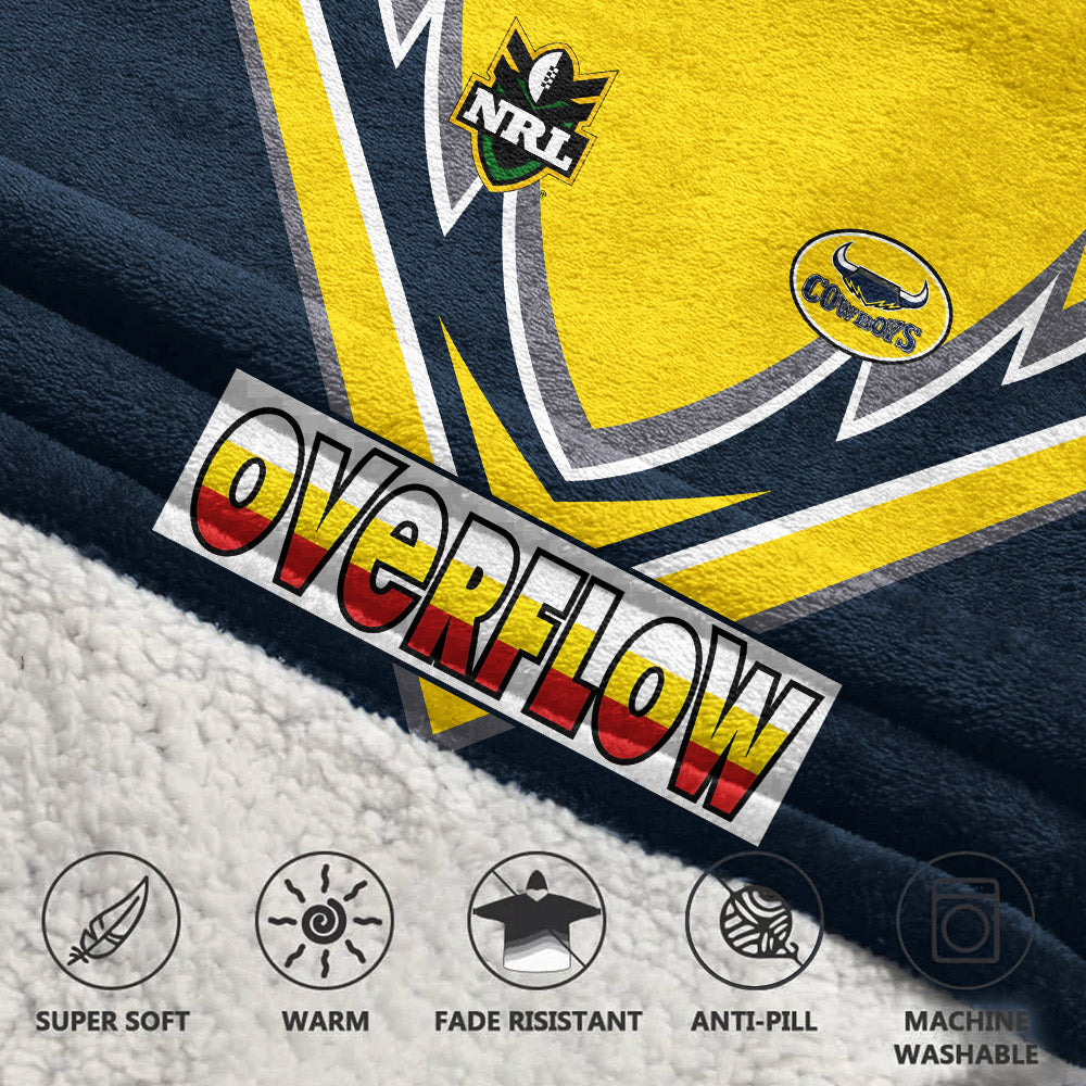 North Queensland 2000 Away Retro Blanket Hoodie