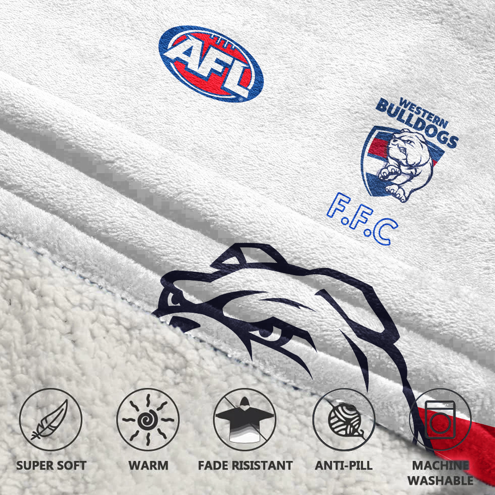 Western Bulldogs Unisex Blanket Hoodie