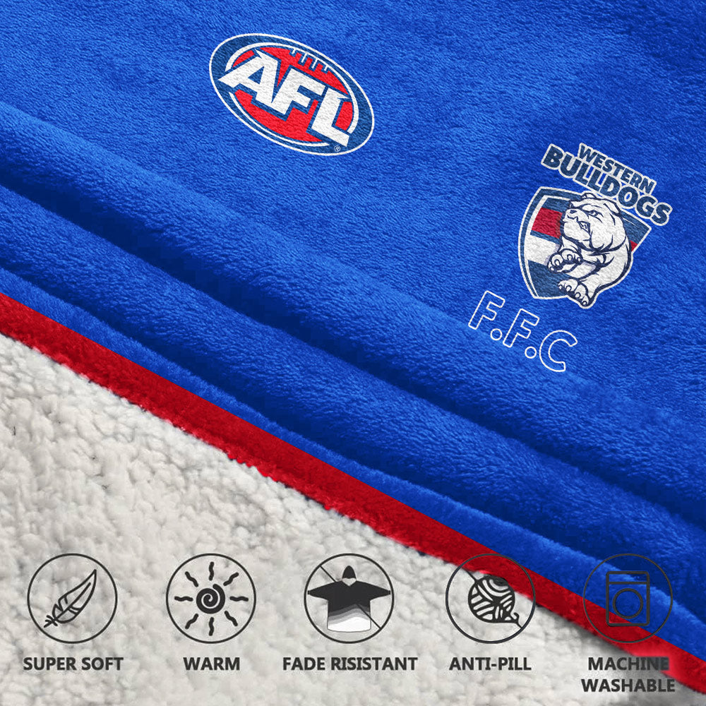 Western Bulldogs Unisex Blanket Hoodie