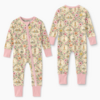 Floral Silly Bear and Friends Bamboo Convertible Zippy
