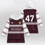 Manly Warringah Unisex Blanket Hoodie