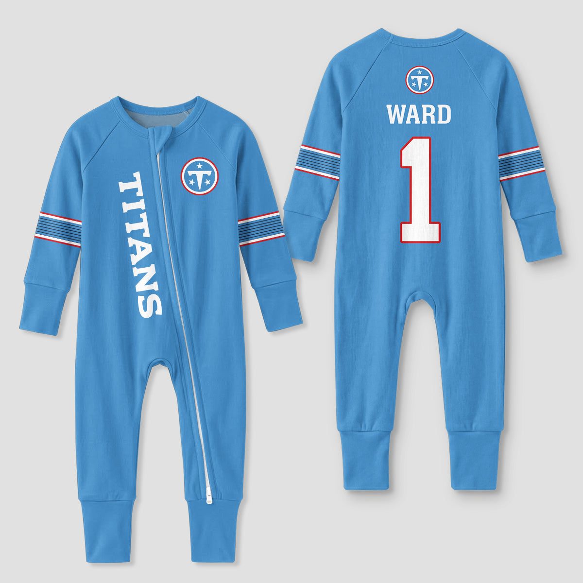 Tennessee Titans Football!! Inspired Bamboo Convertible Zippy