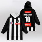 Collingwood Football 10 Pendlebury  Blanket Hoodie