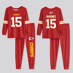 Kansas CC PM 15! Inspired Bamboo Two Piece Long Sleeve Pajama Set