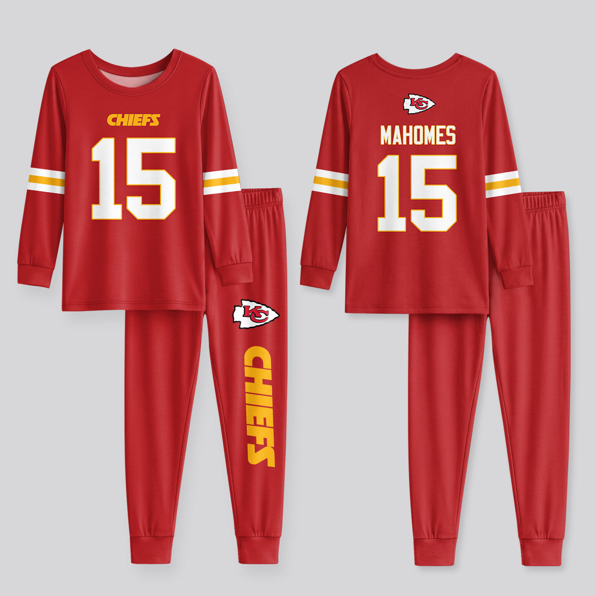Kansas CC PM 15! Inspired Bamboo Two Piece Long Sleeve Pajama Set