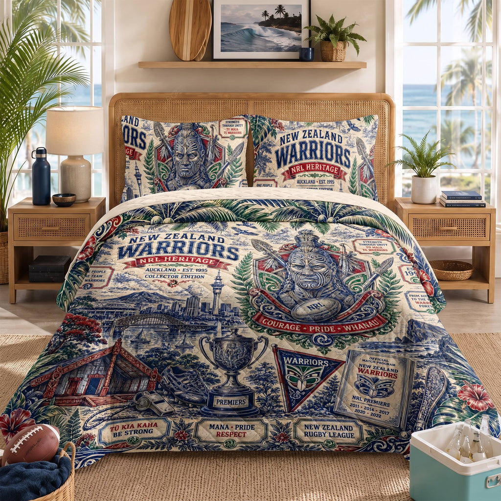 Warriors Bedding Set With Pillowcases