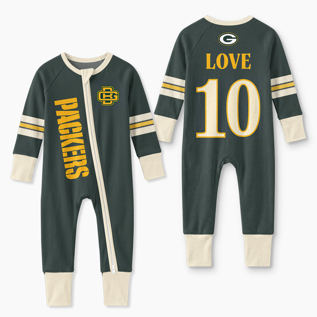 Green Bay P. JL10 Football!! Inspired Bamboo Convertible Zippy