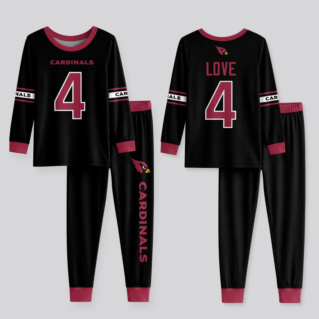 Arizona Cardinals Football!! Inspired Bamboo Two Piece Long Sleeve Pajama Set