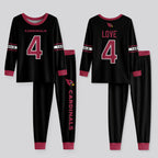 Arizona Cardinals Football!! Inspired Bamboo Two Piece Long Sleeve Pajama Set