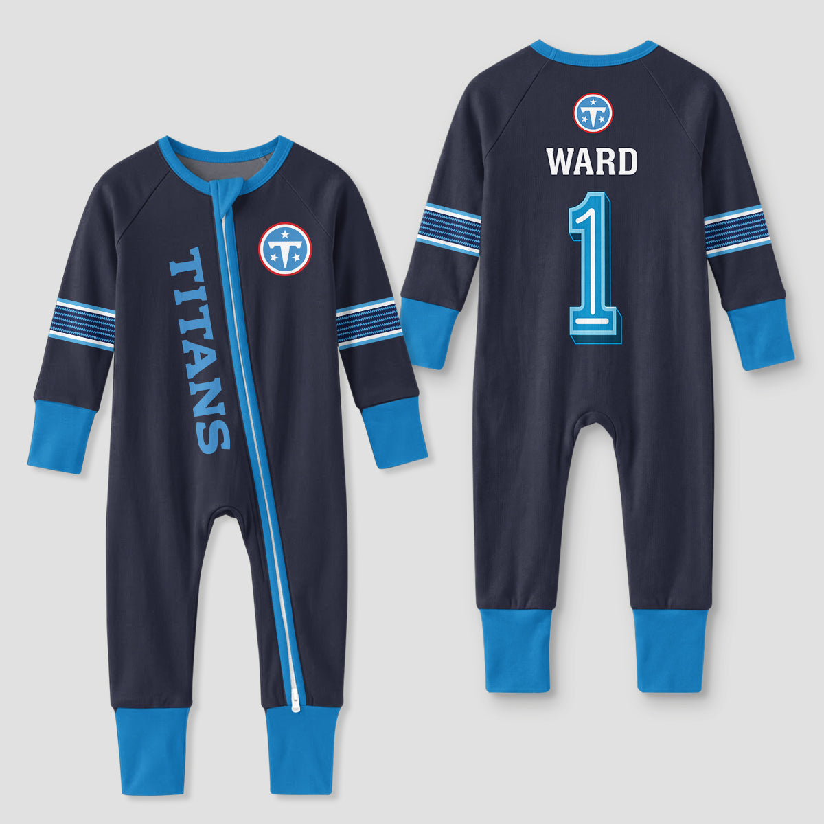 Tennessee Titans Football!! Inspired Bamboo Convertible Zippy