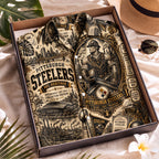 Pittsburgh S. Football Hawaiian Shirt – Retro Inspired Shirt