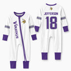 Vikings Football JJ 18 Inspired Bamboo Convertible Zippy