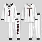 Georgia Bulldogs Football! Inspired Bamboo Two Piece Long Sleeve Pajama Set