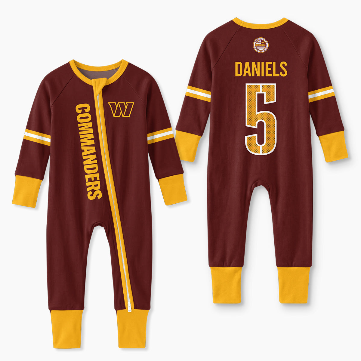 Commanders Football! Inspired Bamboo Convertible Zippy
